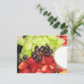 Fruitsalade Briefkaart (Staand voorkant)