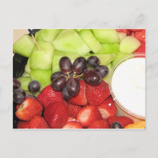 Fruitsalade Briefkaart (Voorkant)
