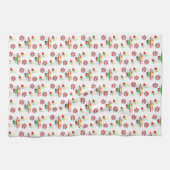 Fruitsalade Floral Kitchen Hand Towel Theedoek (Horizontaal)