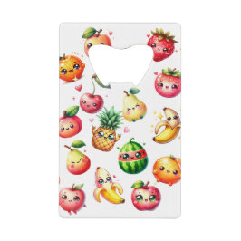 Fruitsalade Kredietkaart Flessenopener