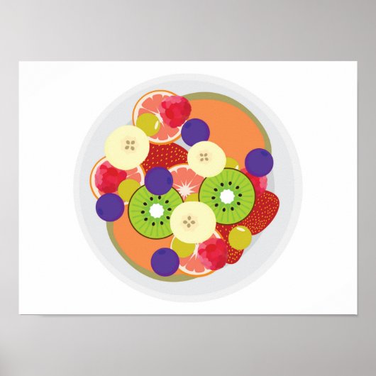 Fruitsalade Poster (Voorkant)