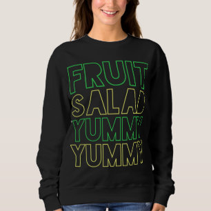 FRUITSALADE YUMMY NEON Groen Geel Trui
