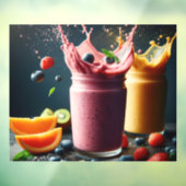 Fruitsmoothies Raamsticker (Vel 3)