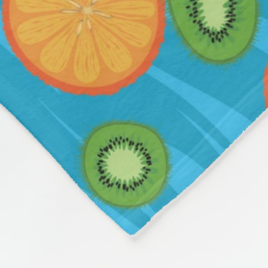 Fruitstemming Fleece Deken (Hoek)