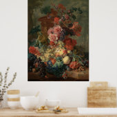 Fruitstuk van Jan van Huysum Poster (Keuken)