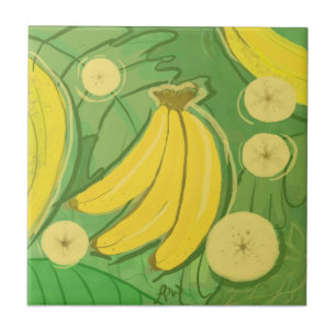 Fruittegel: Bananen Tegeltje