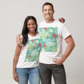 Fruittextuur, levendige achtergrond. t-shirt (Unisex)