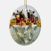 fruitvleermuis keramisch ornament (Rechts)