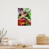 fruitvlucht fruit land poster (Keuken)