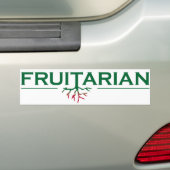 Fruitvormige bumpersticker (Op auto)