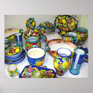 Fruity Ceramics uit Sorrento (Italië) Poster