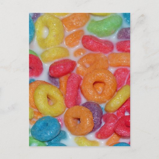 Fruity Cereal Briefkaart (Voorkant)