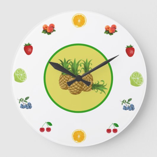 Fruity Kitchen Clock Grote Klok (Voorkant)