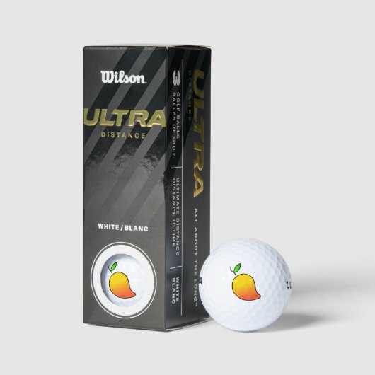 Fruity Mango Golf Balls Golfballen (Verpakking)