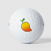 Fruity Mango Golf Balls Golfballen (Voorkant)