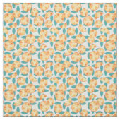 Fruity Retro Oranje Slicks Pattern Stof (Swatch)