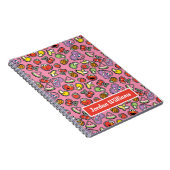 Fruity Sticker Elmo & Abby Cadabby Pattern Notitieboek (Rechterzijde)