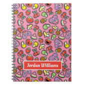 Fruity Sticker Elmo & Abby Cadabby Pattern Notitieboek (Voorkant)