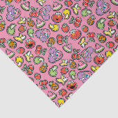 Fruity Sticker Elmo & Abby Cadabby Pattern Tissuepapier (Detail)