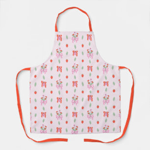 Fruity Strawberry Bow Pattern Schort