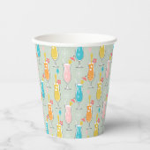 Fruity Tiki Beverages Papieren Bekers (Voorkant)