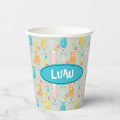 Fruity Tiki Beverages Papieren Bekers (Voorkant)