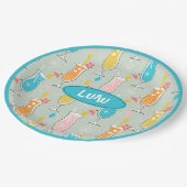 Fruity Tiki Beverages Papieren Bordje (Gekanteld)