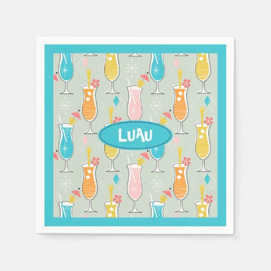 Fruity Tiki Beverages Servet (Voorkant)