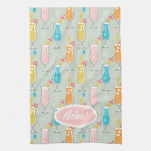 Fruity Tiki Beverages Theedoek (Verticaal)