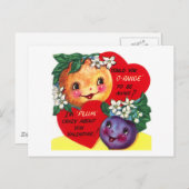 Fruity Valentijn Feestdagenkaart (Voorkant / Achterkant)