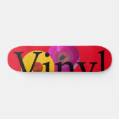 Fruity vinyl red skateboard (Horizontaal)