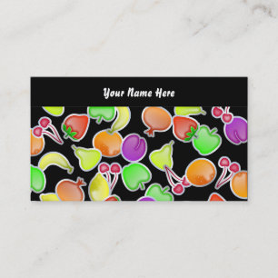 Fruity Wallpaper, Jouw naam hier Visitekaartje
