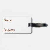 Frumpy Cat Bagagelabel (Achterkant horizontaal)