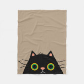 Frumpy Cat Fleece Deken (Voorkant)