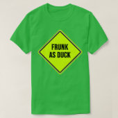 Frunk as Duck Yellow Sign T-shirt (Design voorkant)