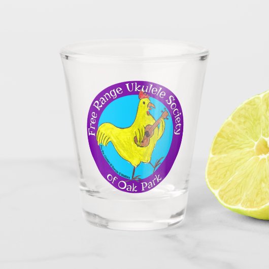 FRUSOP Logo Shot Glass Glas (Voorkant)