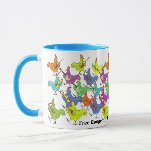 FRUSOP Mug avec la couleur sur la poignée et la bo (Gauche)