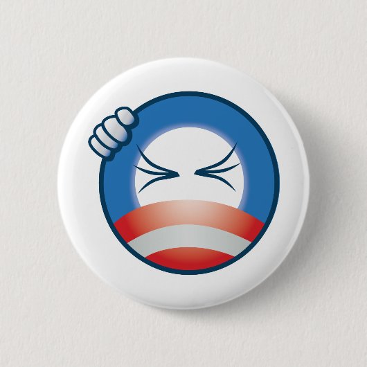 Frustrate "O" Face Ronde Button 5,7 Cm (Voorkant)