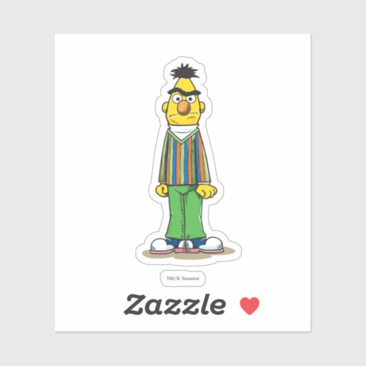 Frustrated Bert Sticker (Vel)