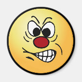 Frustrated Face Grumpey Magneet (Voorkant)