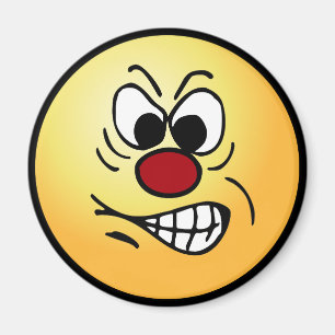 Frustrated Face Grumpey Magneet