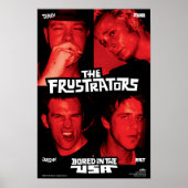 Frustrators Bored in the USA Poster (Devant)