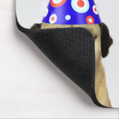 Frustrierter Hund und Katze mit Partyhütchen Muismat (Hoek)