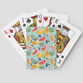 Frutas Coloridas de Verão Pokerkaarten