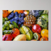 FRUTAS DIVERSAS VARIOUS FRUITS VERSCHIEDENE FRÜCHT POSTER (Voorkant)