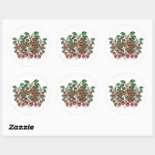 Frutillas Ronde Sticker (Vel)
