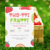 Frutti à deux tti Invitation de fête d'anniversair