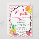 Frutti à deux tti Invitation de fête d'anniversair (Devant)