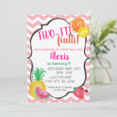 Frutti à deux tti Invitation de fête d'anniversair (Debout devant)
