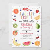 Frutti couleur deux tii 2e Invitation anniversaire (Devant)